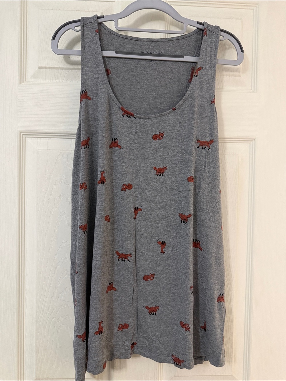 Torrid Super Soft Sleep Racerback Scoop Neck Fox Tank Sz 2, 2X, 18-20